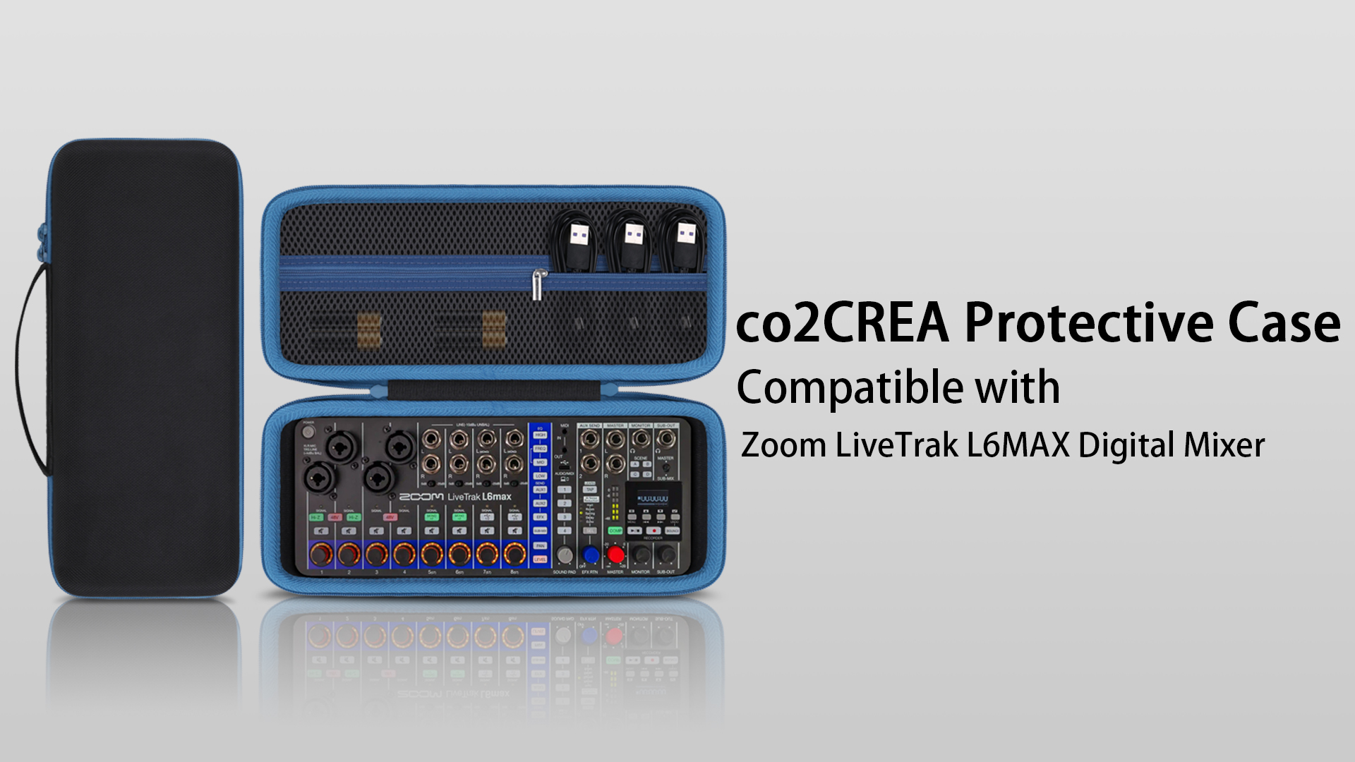 Amazon.com: co2CREA Hard Case for Zoom LiveTrak L6max Digital