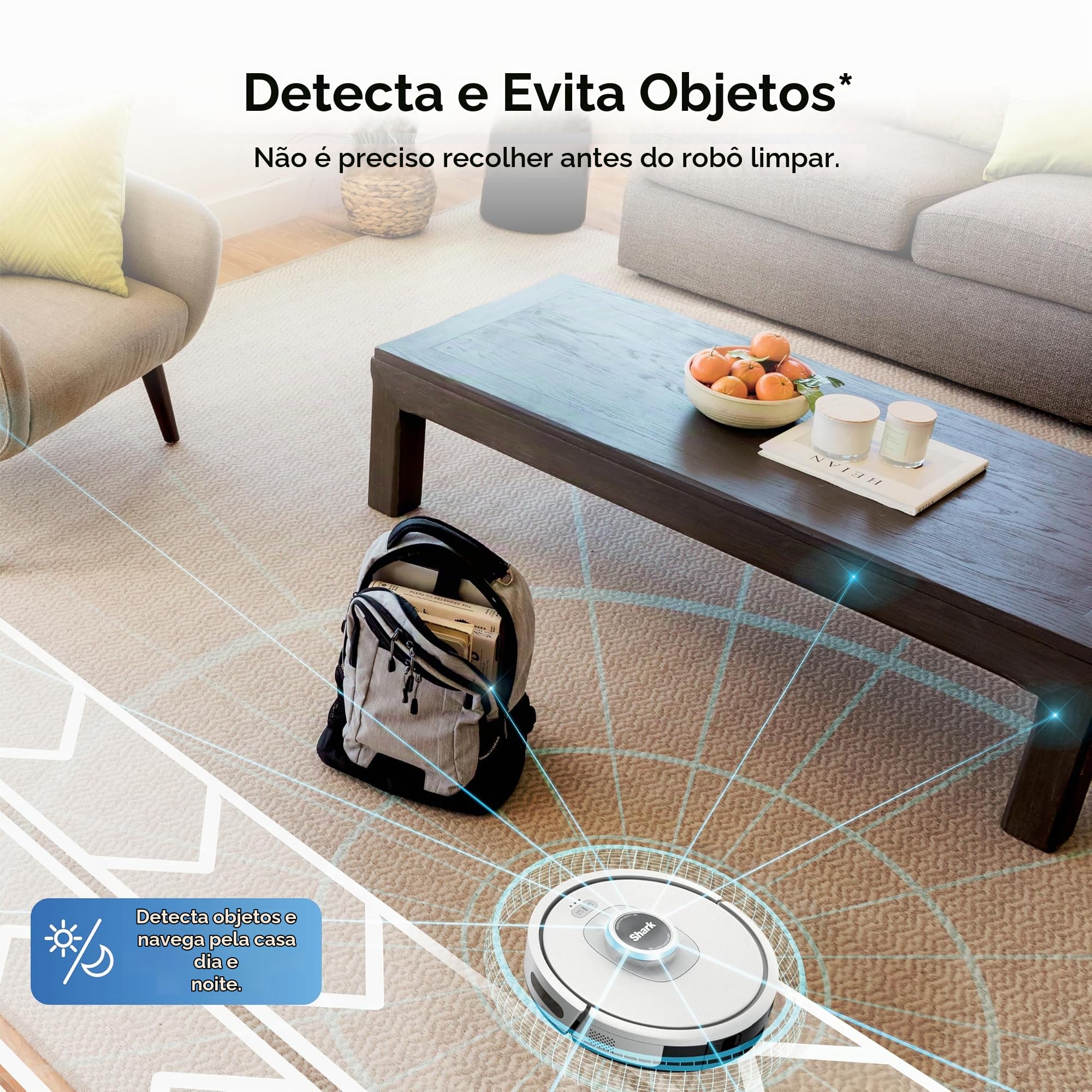 Shark AI Ultra Robot Vacuum, base autoesvaziante de 60 dias, preto