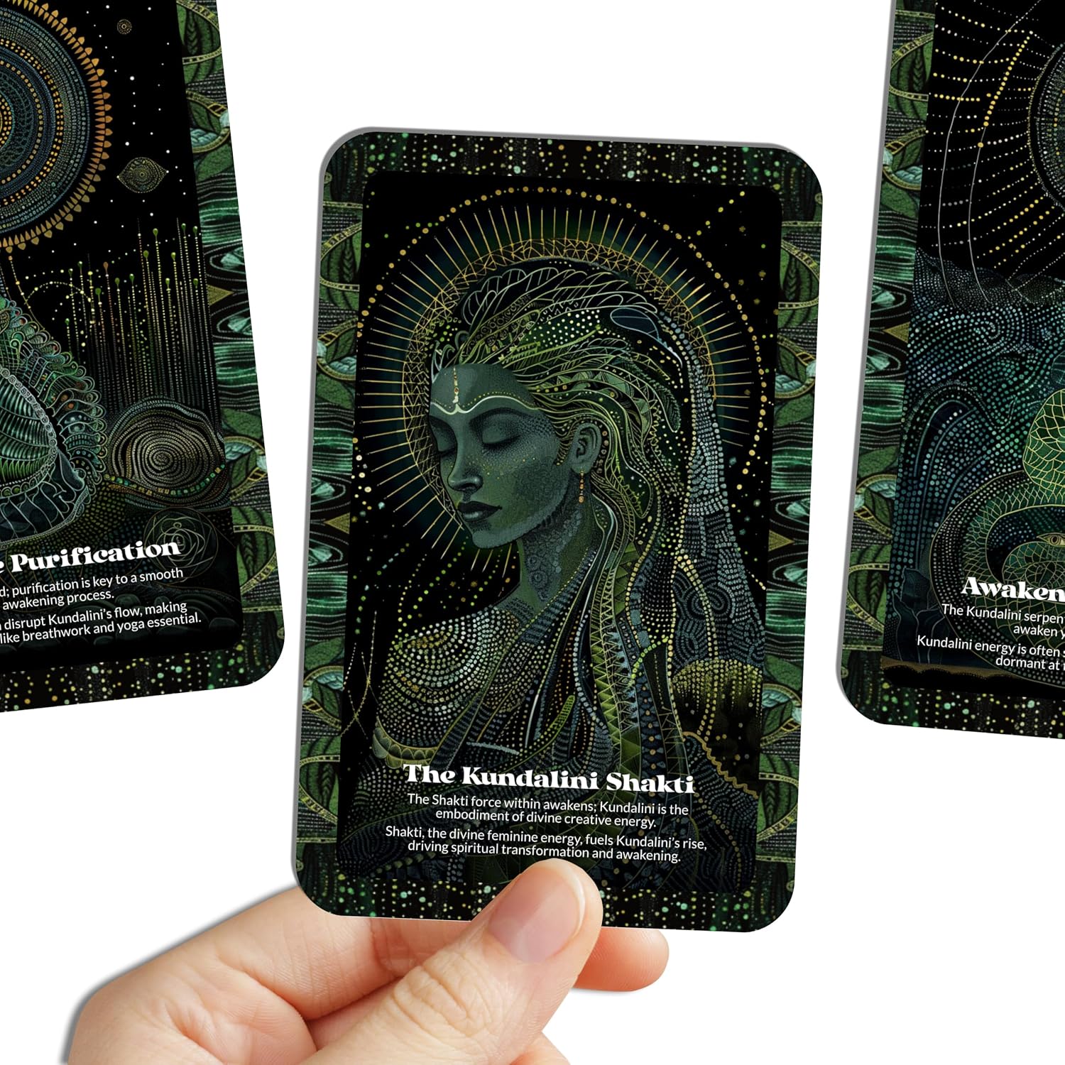 Ibiza Tarot Kundalini Awakening Oracle Deck - 22 Spiritual Energy Vision Cards for Meditation, Enlightenment & Divination - Unique Artwork