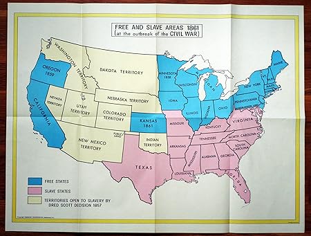 Amazon.com: Home Comforts Map - Mason Dixon Line As Of 1861 Map The Us School Ideas Within With Vivid Imagery Laminated Poster Print 12 Inch By 18 Inch: Posters & Prints