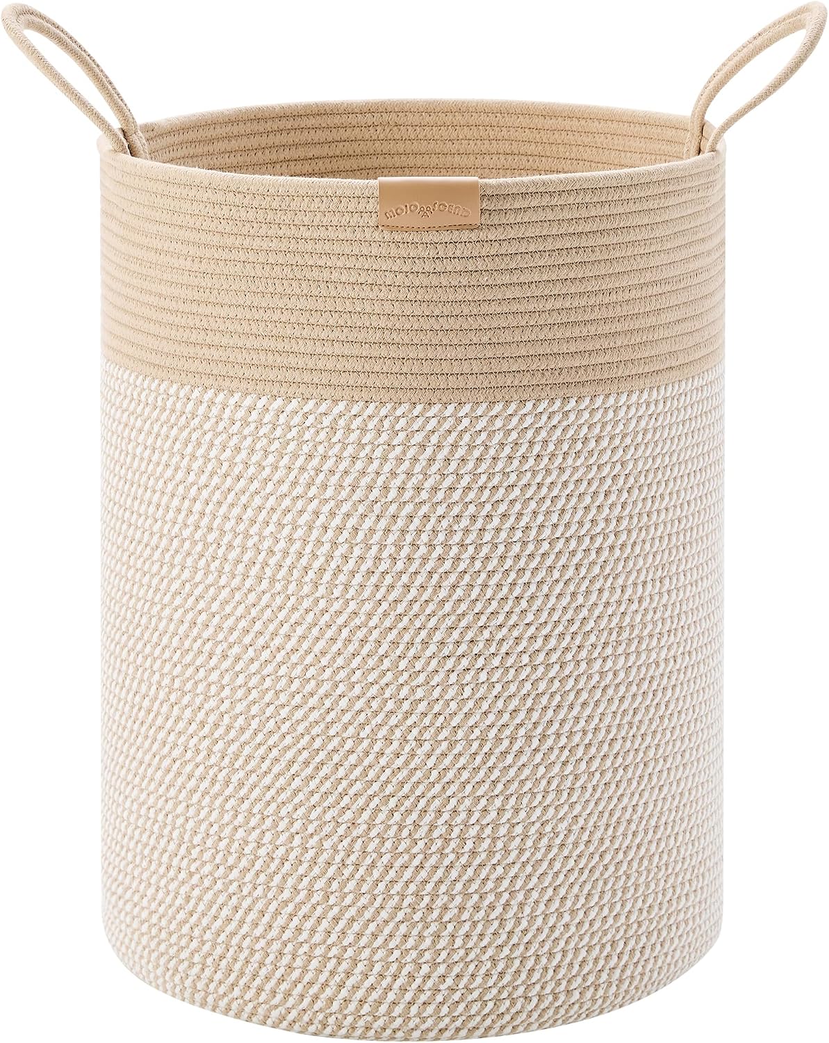 Blue Hamper Tall Woven Laundry Basket 80L Large