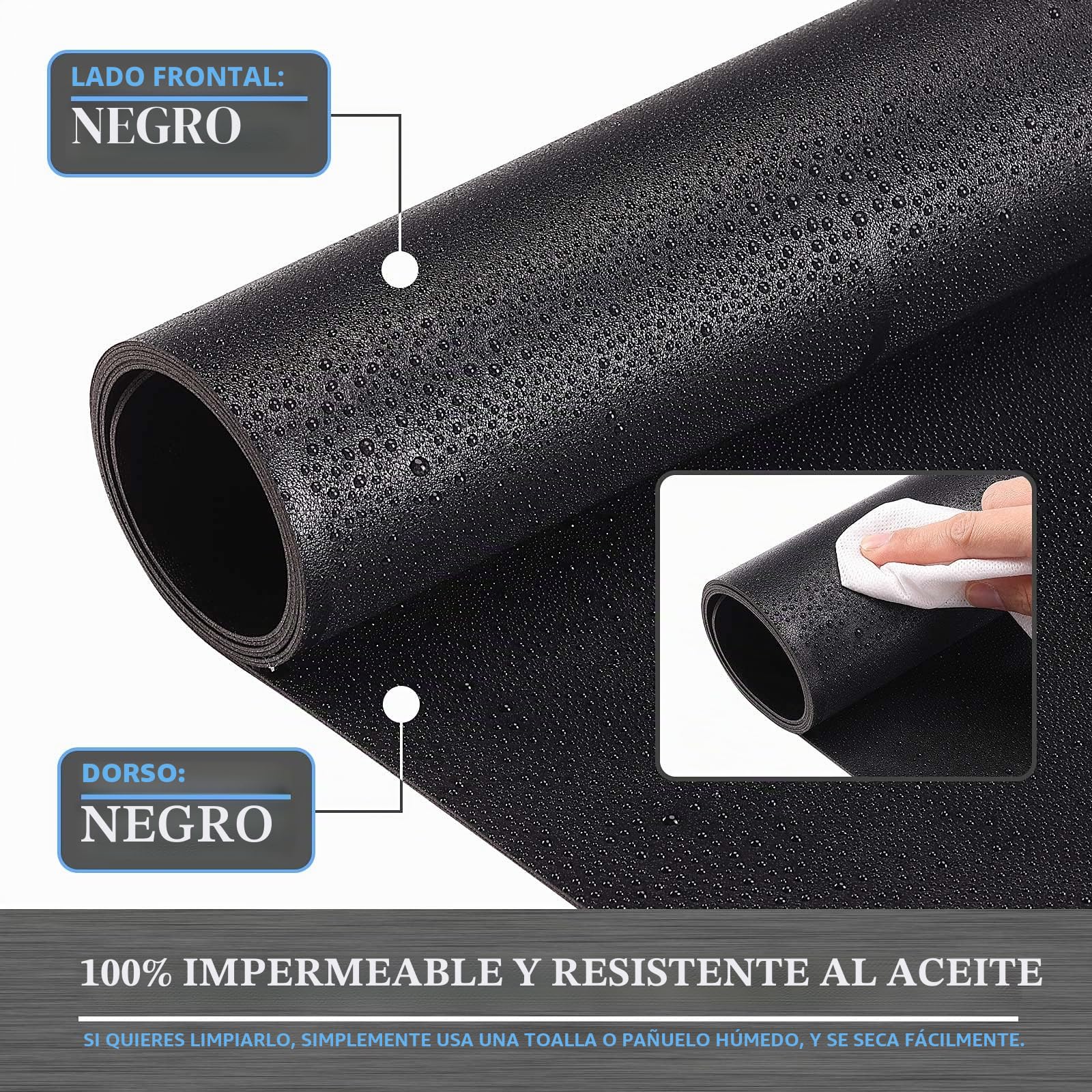 Knodel - Almohadilla de escritorio de PVC para laptop, impermeable, para oficina o hogar