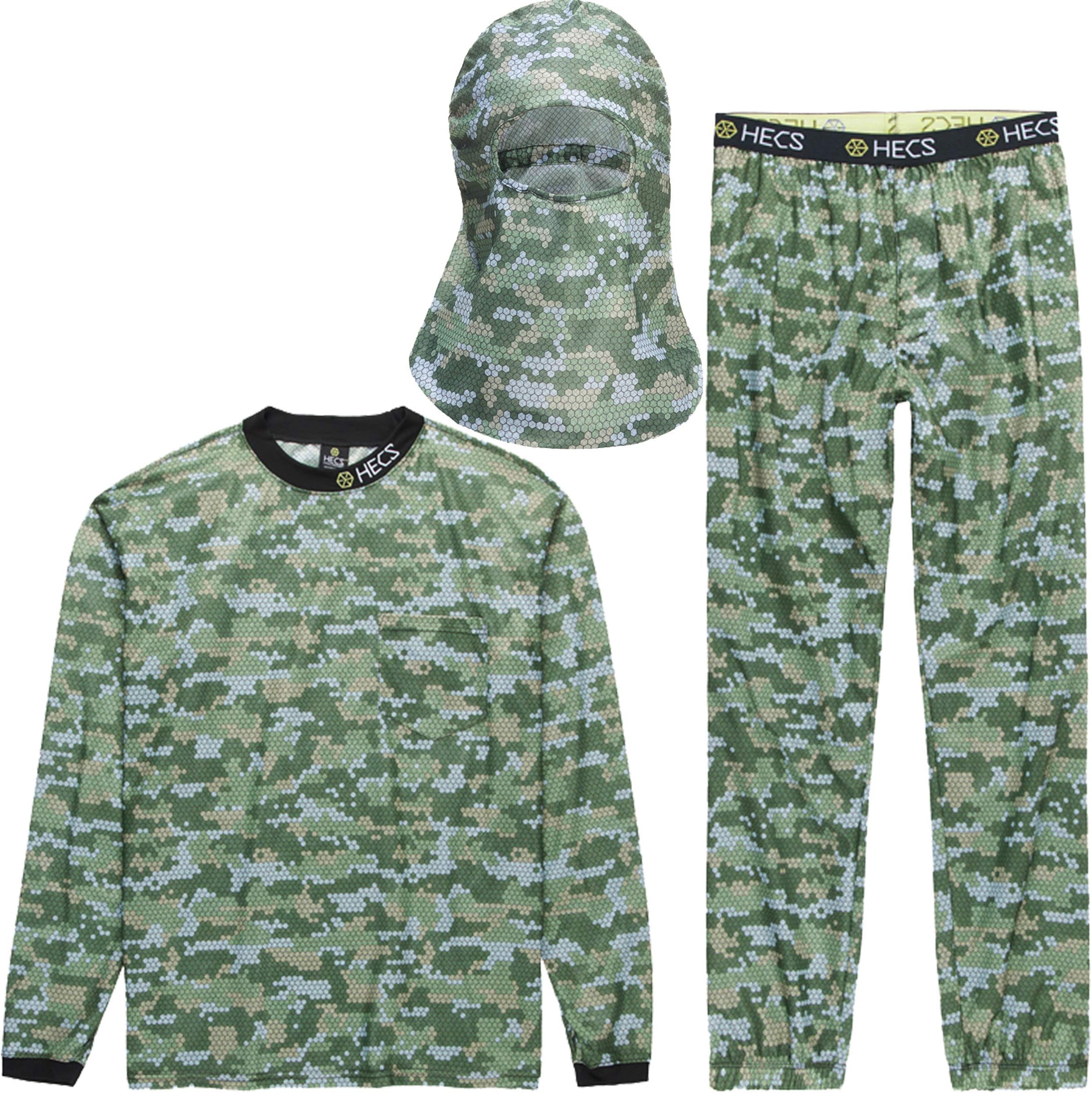 HECS Hunting 3-Piece HECStyle Camo Suit - Deer, Big Game & Turkey Hunting Suits for Men and Women