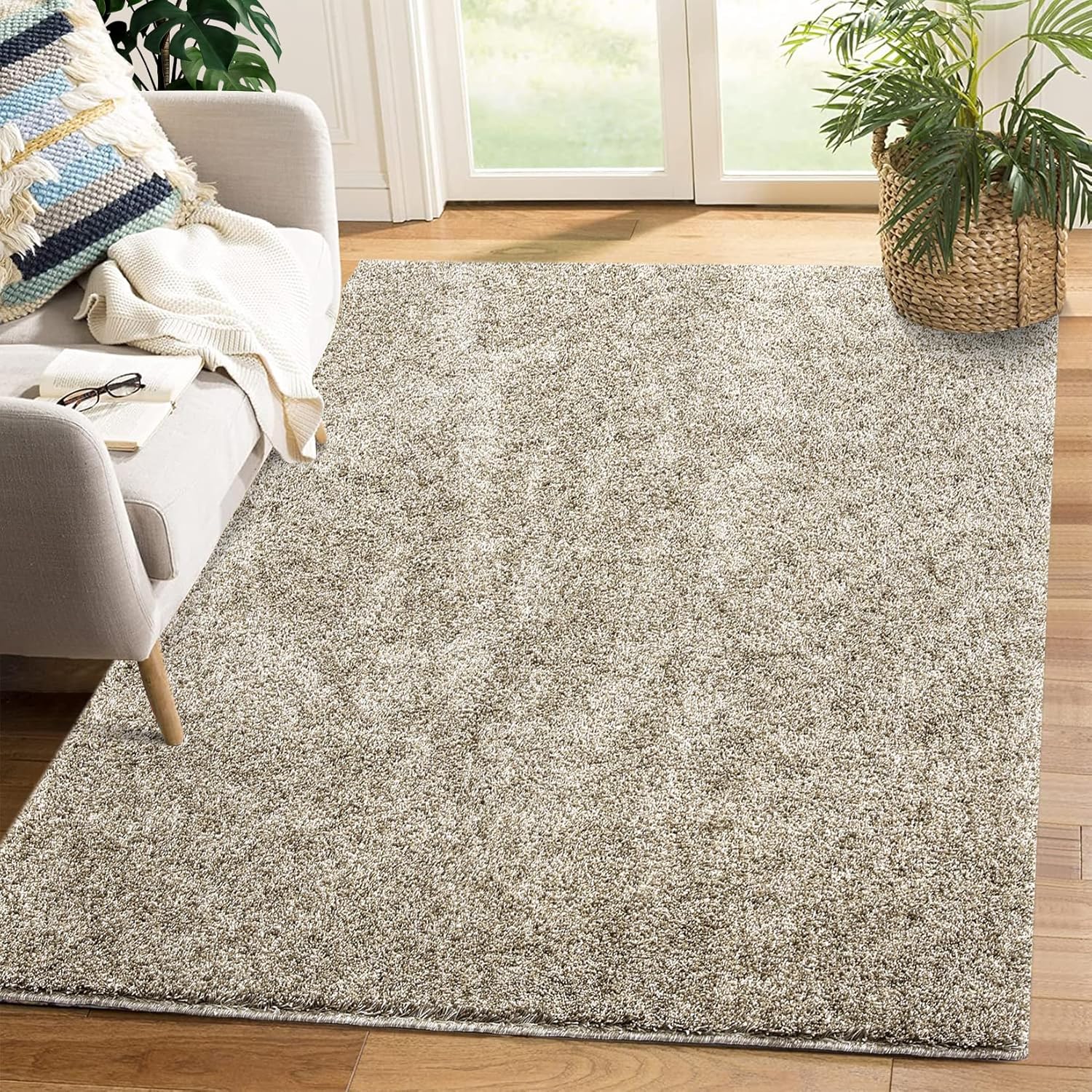 COZYLOOM Shag Area Rug 10x13 Large Rug Super Soft Fuzzy
