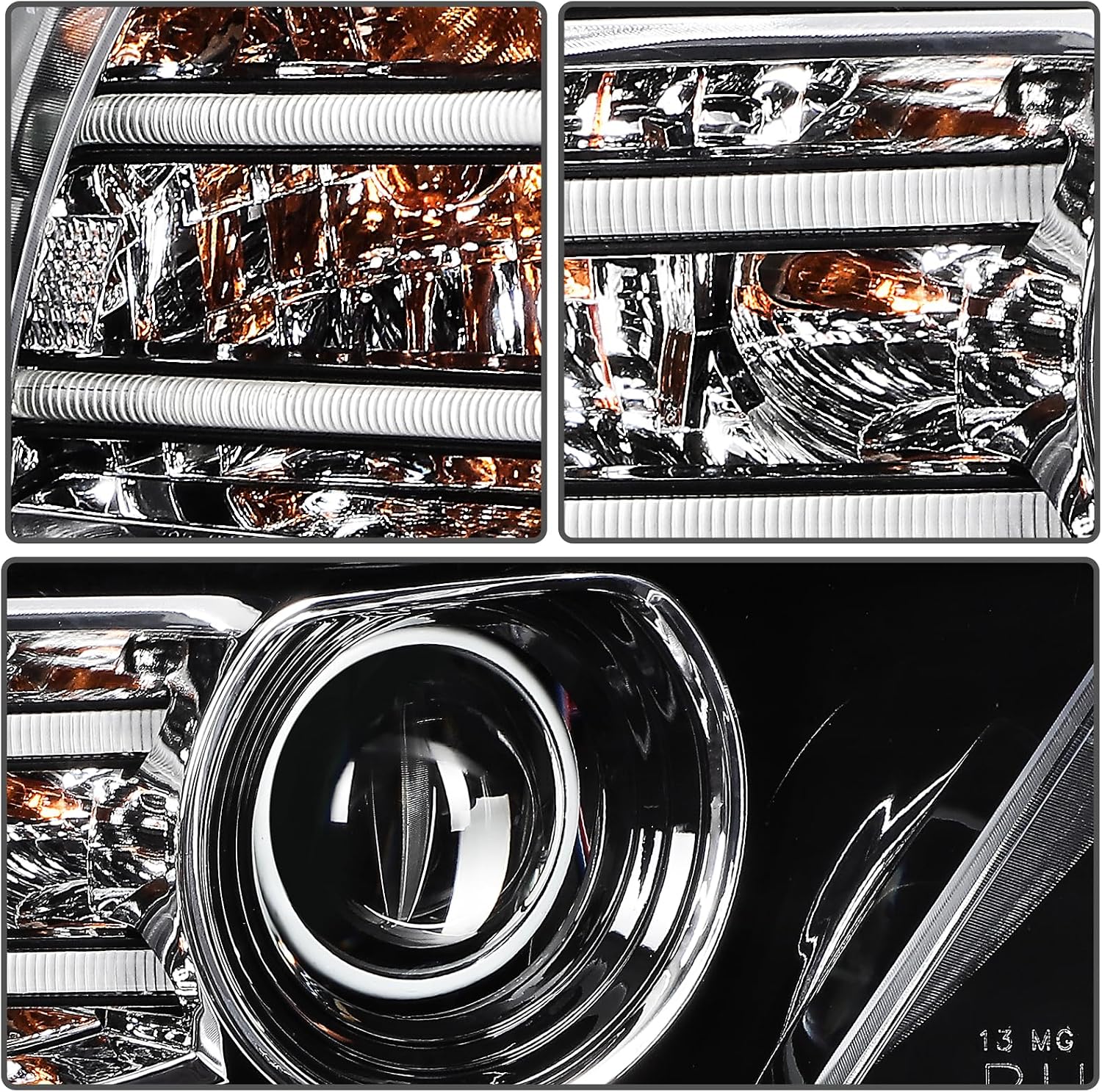 Headlight Assembly Fit For Ford For Mustang 2013-2014 Passenger Side FO2519113 DR3Z13008C