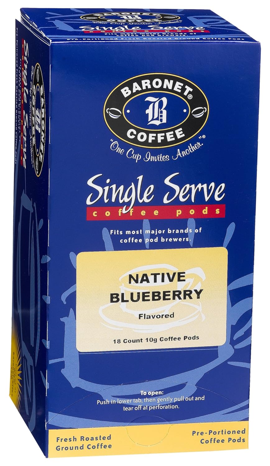 Coffee Native Blueberry Coffee Pods, 18Count Box