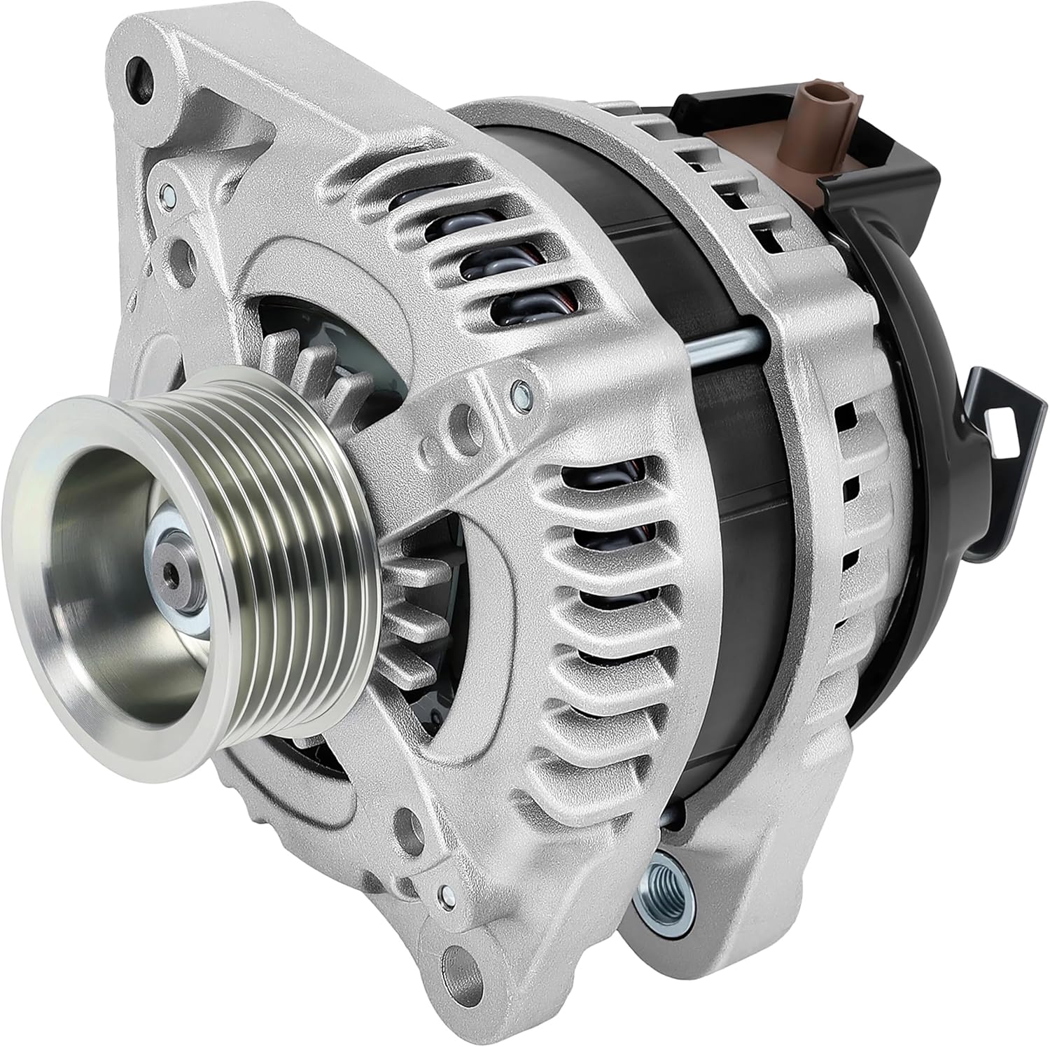 SCITOO Alternator Fits for Honda for Crosstour 2.4L 2012-2015 12V 130Amp CW 7-Groove Pulley 31100-5J0-A01 104210-1490