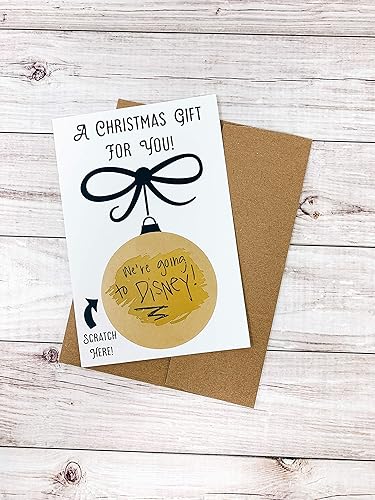 Miniatura 4 de Tarjeta de Navidad Scratch para revelar tu mensaje personal sorpresa regalo