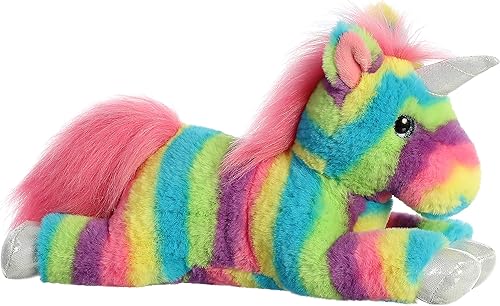 Aurora - Colección Rainbow - Unicornio arcoíris brillante de 12 pulgadas