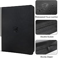 Vista 6 de Card Binder for Trading Cards,16 Pocket with 32 Sleeves up to 1024 Cards, Waterproof Card Storage Book with Sleeves, Fits Baseball Football