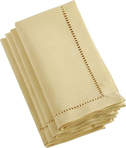 Vista 84 de SARO LIFESTYLE Mantel de borde cosido con dobladillo, marfil, 60"x60