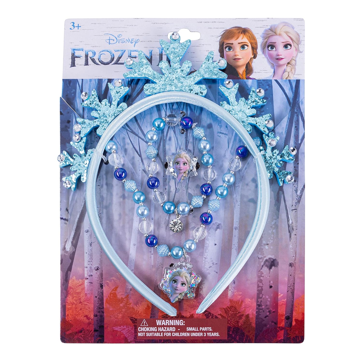 LUV HER Frozen Princess Dress Up Accessory Set - Jewelry Set - Princess Elsa Tiara Set - Giftable