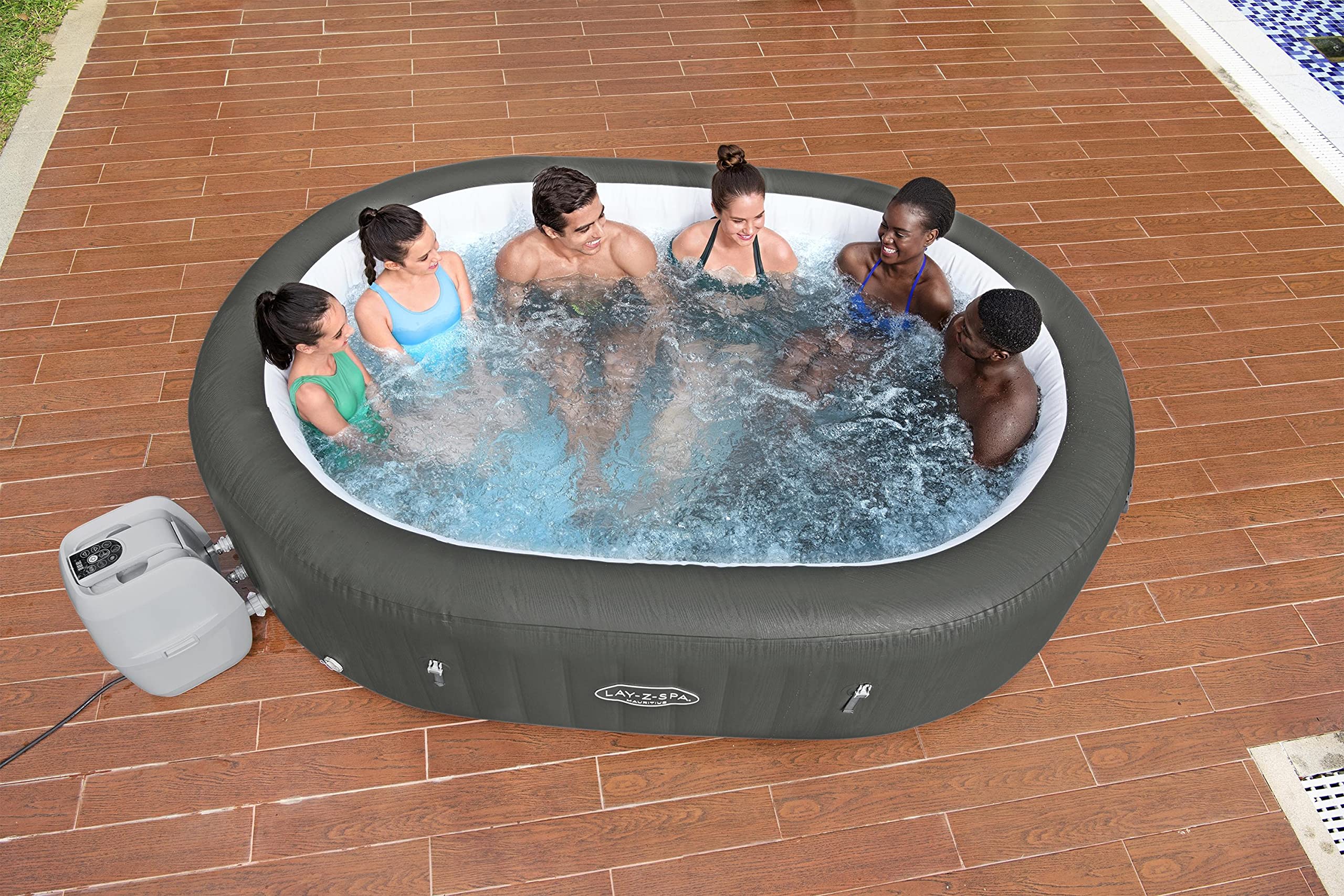 Bestway® Lay-Z-SPA® Whirlpool Mauritius AirJet™ 270 x 180 x 71 cm, oval