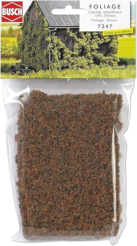 Busch 7347 Follaje Marrón HO Escenario Escala Modelo Escenario