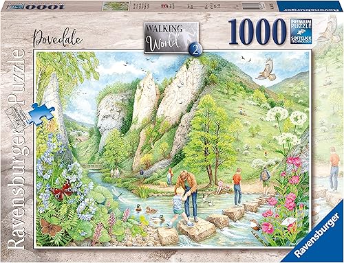 Ravensburger Dovedale, Walking World No. 2 - Rompecabezas de 1000 piezas para adultos y niños a partir de 12 años