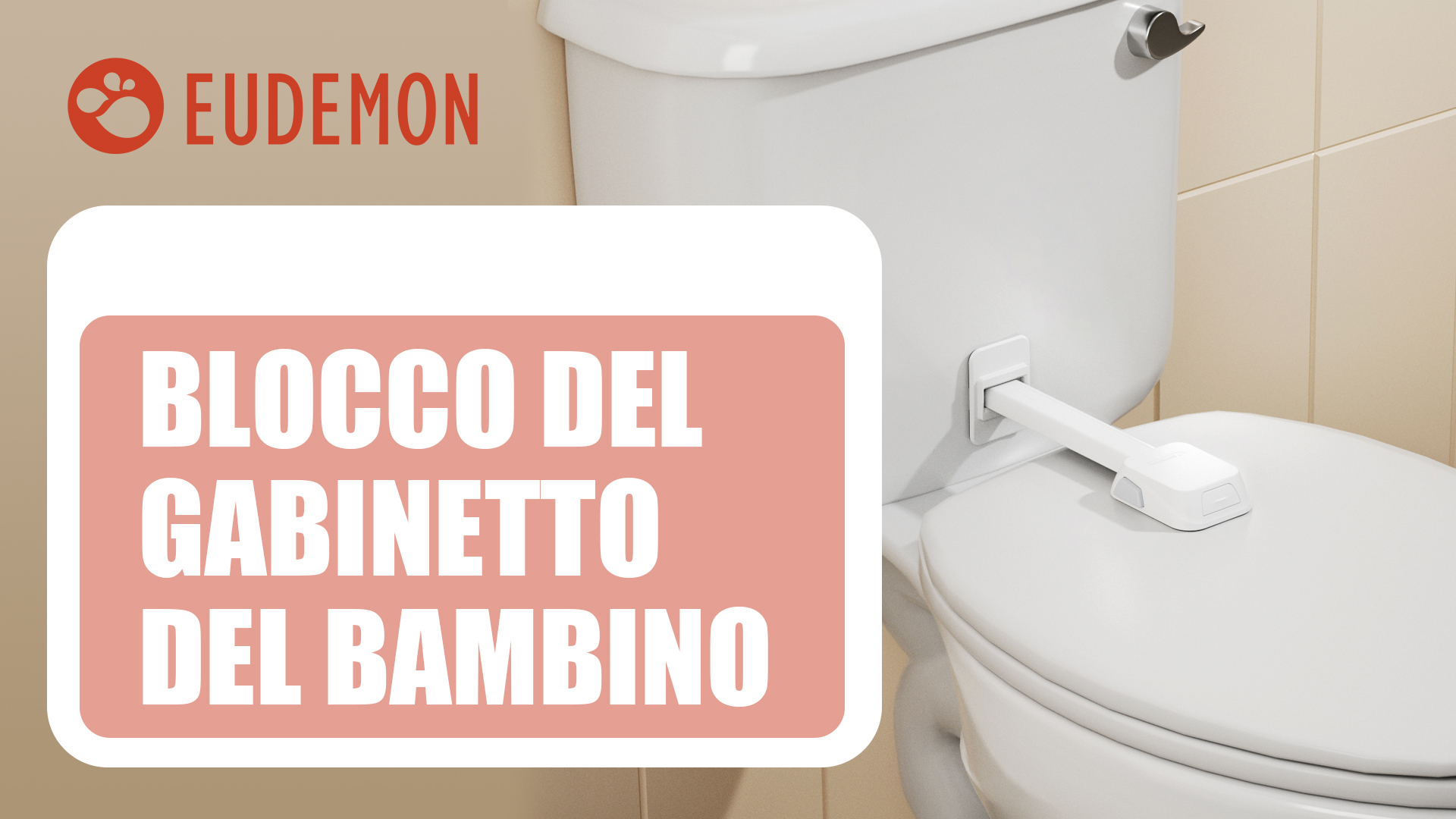 Serratura Sicurezza WC EUDEMON | A Prova Di Bambino Con Adesivo | Senza Trapano E Facile Da Installare - Foto 8