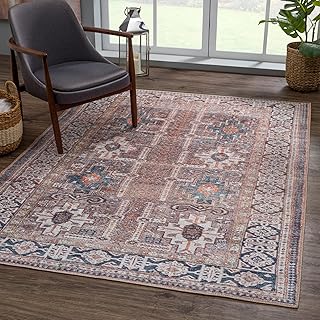 Bloom Rugs Washable 3x5 Rug - Brown  Blue  ...,