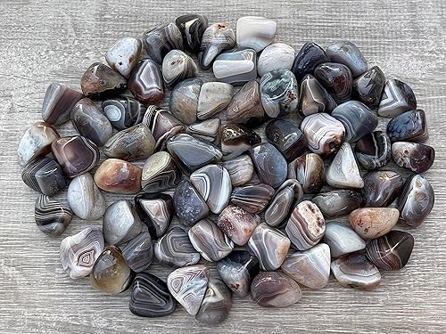 Miniatura 328 de GAF TREASURES Piedras pulidas de ojo de tigre de 1/2 libra, piedra preciosa natural pulida, cristales curativos de ojo de tigre (ojo de tigre)