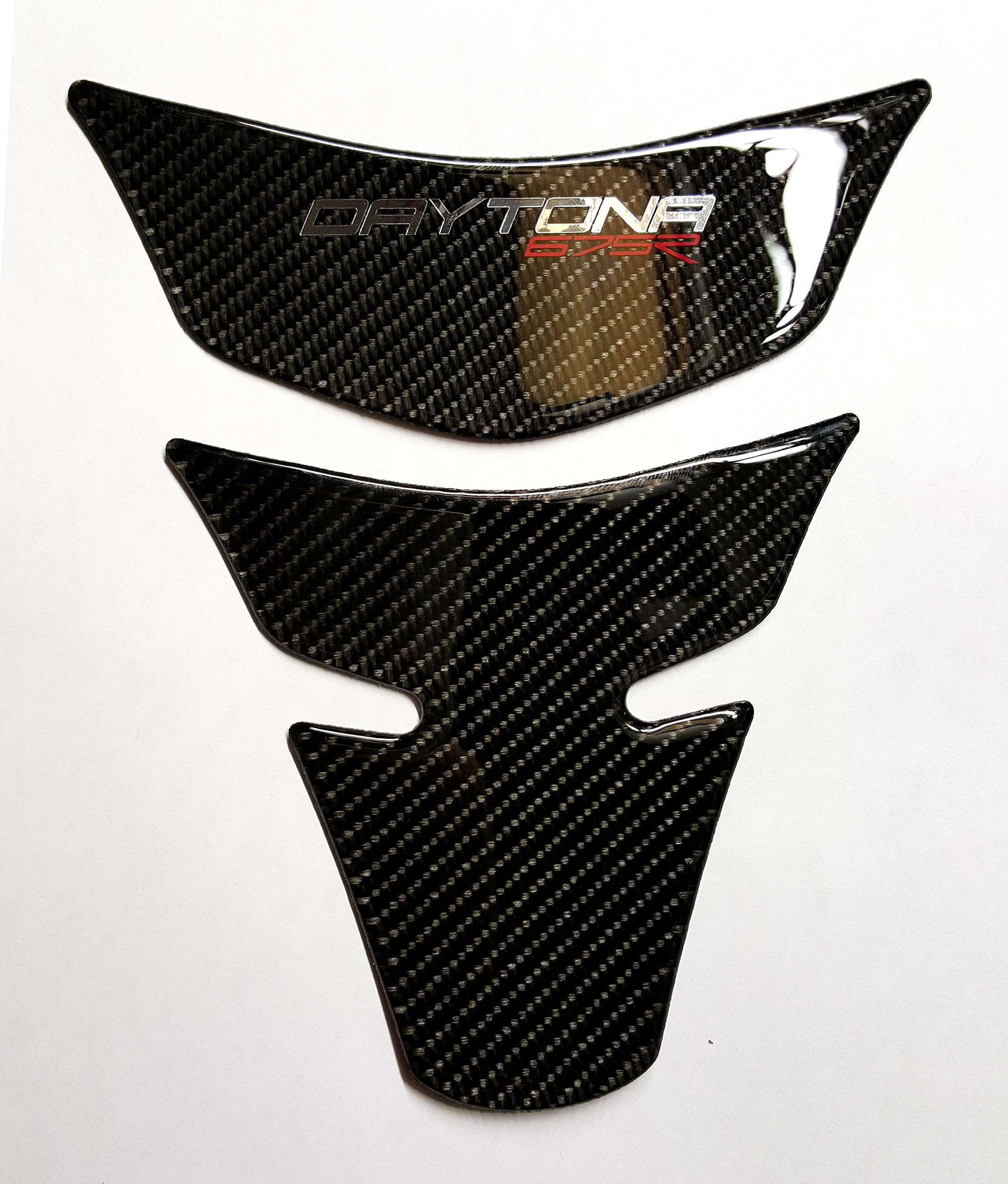 RZ Moto Carbon Fiber Motorcycle Tank Protector Pad for Triumph Daytona 675R
