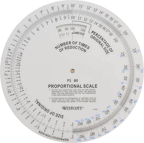 Westcott Herramienta de medición de escala (PS-80)
