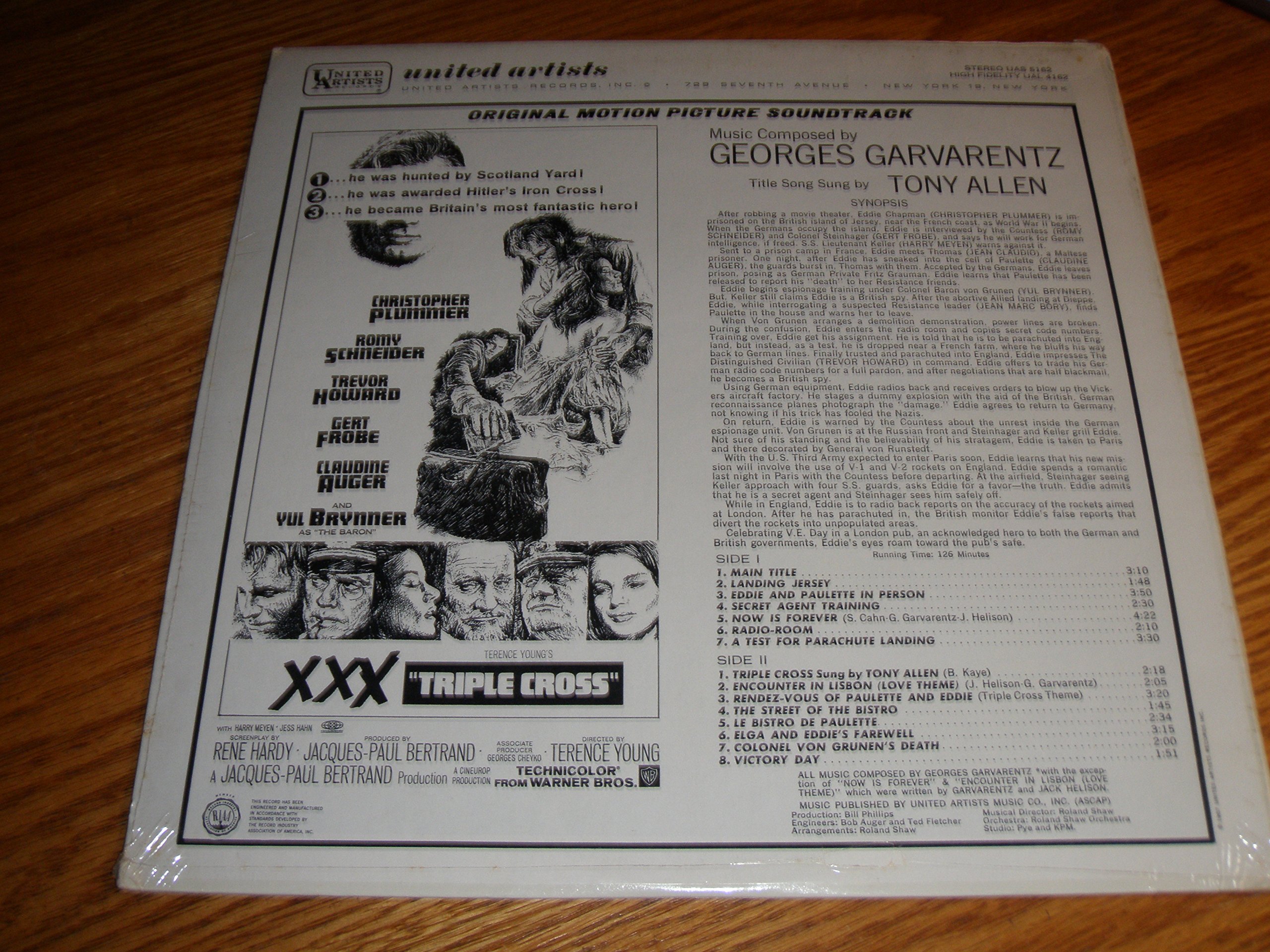 TRIPLE CROSS - ORIGINAL MOTION PICTURE SOUNDTRACK