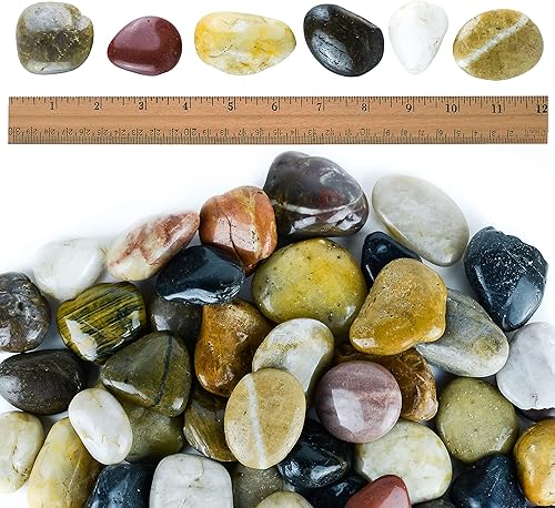 Miniatura 4 de Piedras de río Galashield. Pulidas piedras decorativas, piedra natural, grava de acuario
