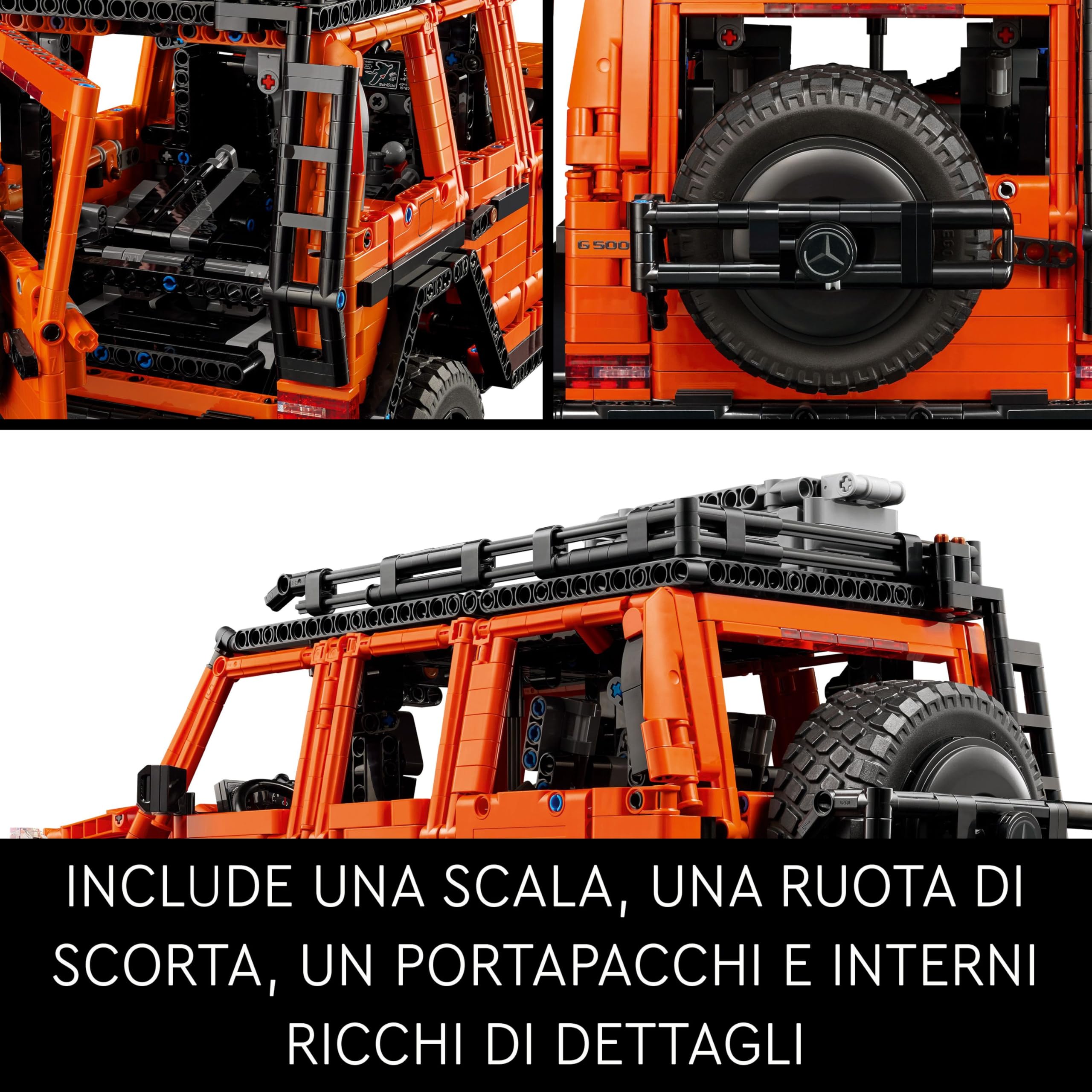 LEGO Technic Mercedes-Benz G 500 PROFESSIONAL Line, Modellino di Auto Fuoristrada da Costruire per Adulti, Veicolo 4X4 Classe G da Esposizione Ricco di Dettagli, Regalo Collezione per Lui o Lei 42177