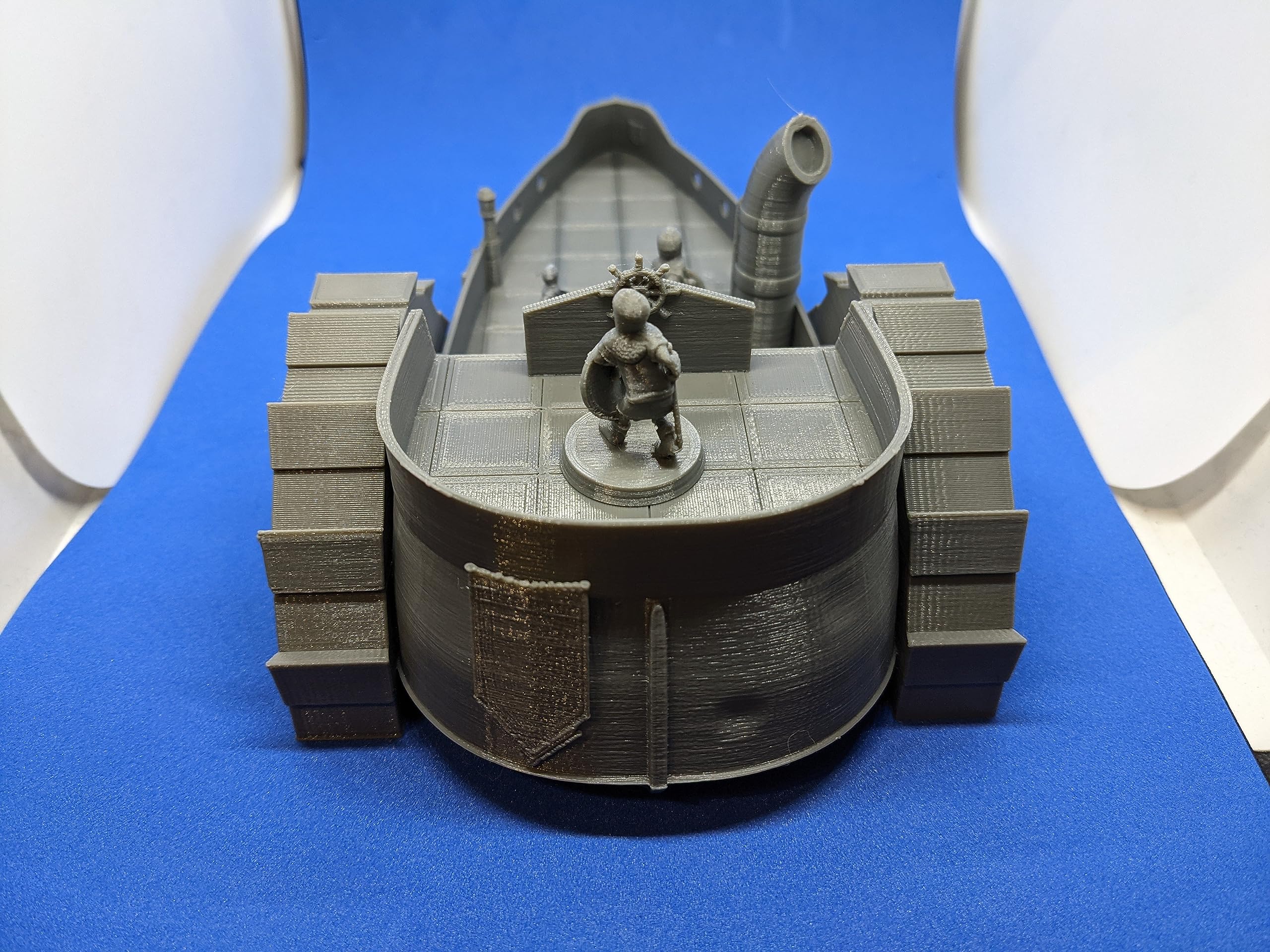 Steam Boat Ship Fleet, Grey - Image 4