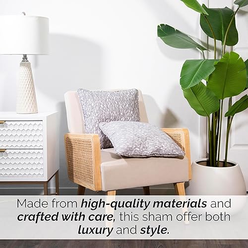 Vista 73 de Fundas Southshore Fine Linens Vilano Springs, para almohada, acolchadas, Microfibra, Pizarra, 20" x 36" 01 - Blanco brillante