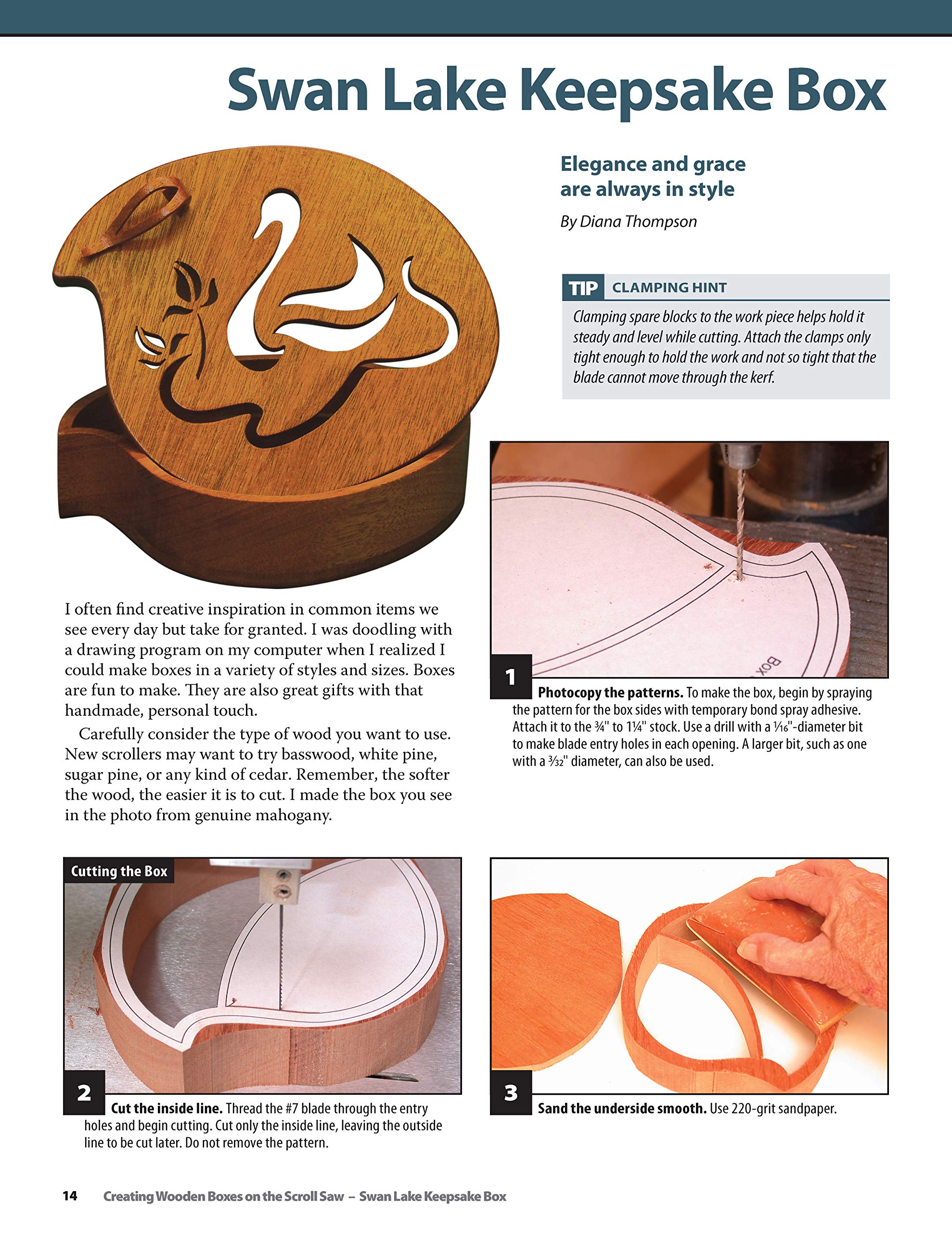 Creating Wooden Boxes on the Scroll Saw: Patterns and Instructions for Jewelry, Music, and Other Keepsake Boxes (Fox Chapel Publishing) 25 Fun Projects (The Best of Scroll Saw Woodworking & Crafts) - Image 3