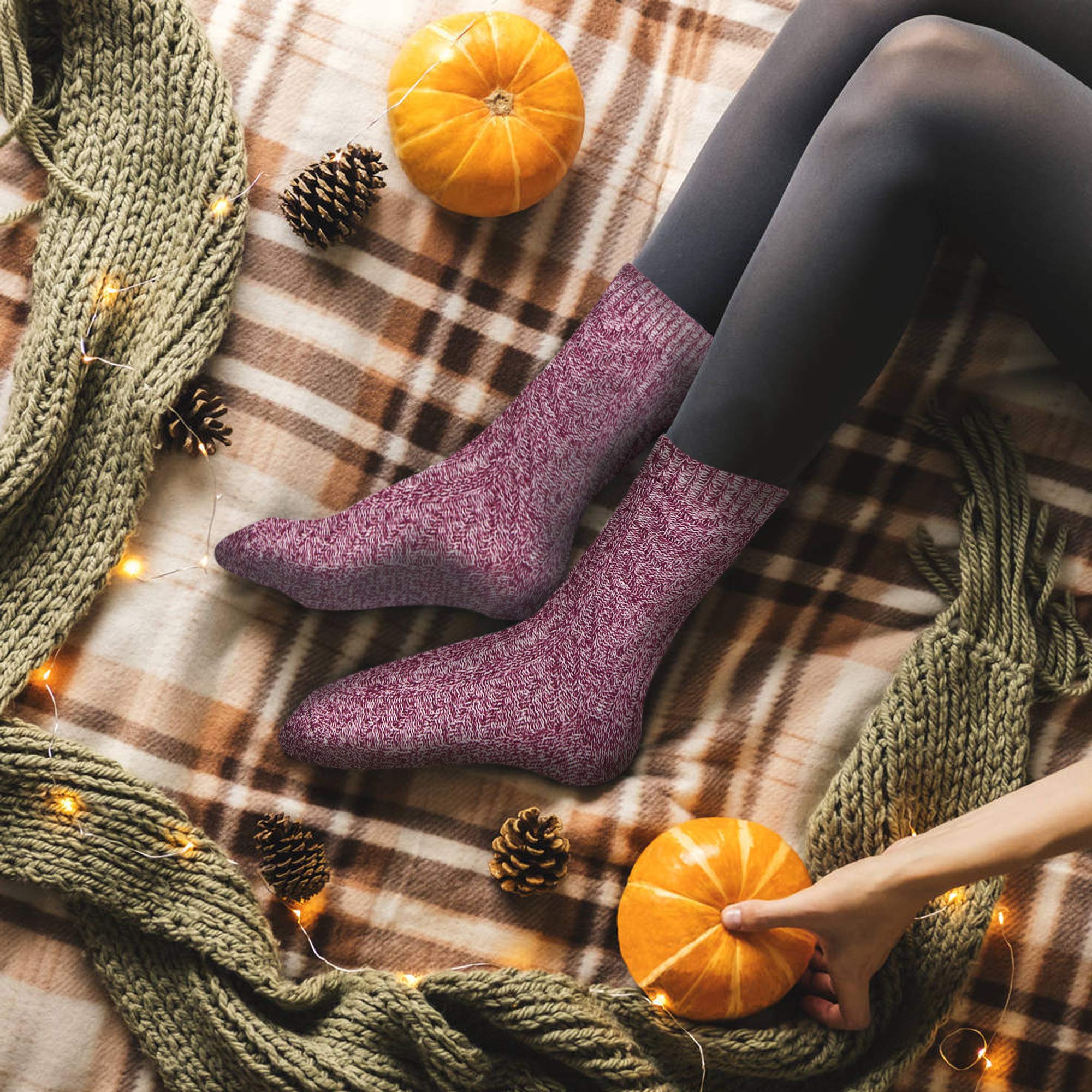 YSense Beau 5 Paia Donna Calzini in Lana Merino Calze Invernali Termiche di Lana Spesse Traspiranti Calzini Inverno Caldo Morbido