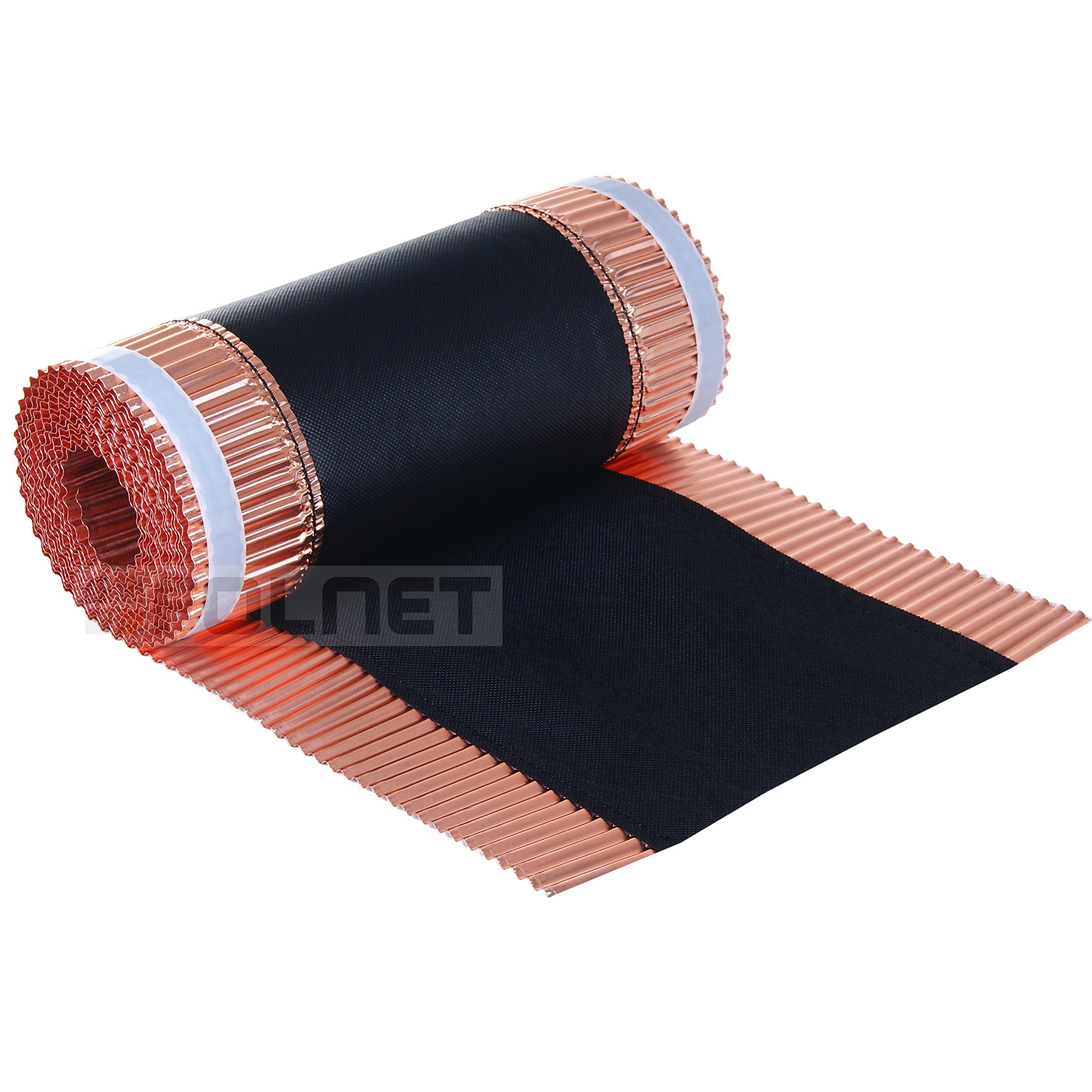 Cuivre + non-tissé Rouleau d'arêtier Rouleau de faîtage Bande anti-mousse 330mm x 5m
