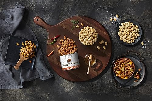 Miniatura 5 de FERIDIES - Cacahuetes Virginia sazonados con chile de miel caliente, lata resellable de 18 onzas de cacahuetes Virginia tostados con miel gourmet