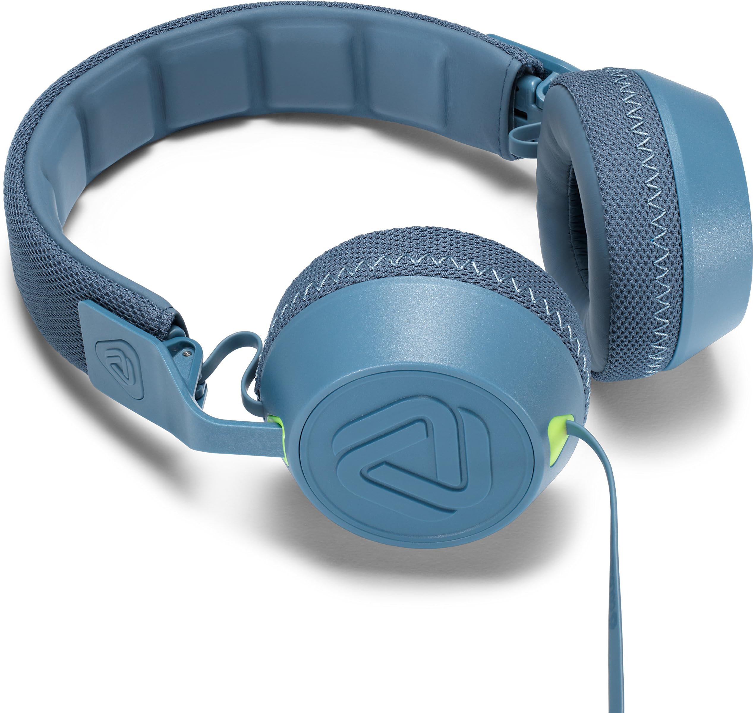 No. 16 Blue On-Ear Headphones with Built-In Mic (for iPhone, All Android Smartphones, PC, Laptop, iPod, MP3/MP4, Tablet)