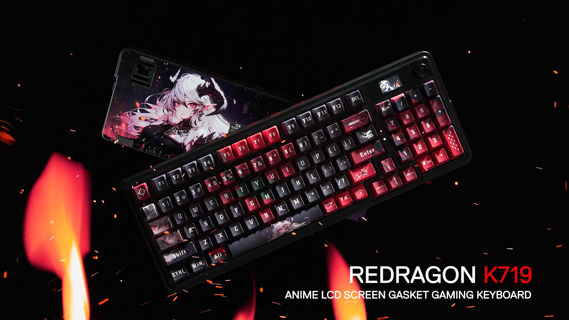 Redragon K719 PRO Wireless Gasket Gaming Keyboard w/Hype