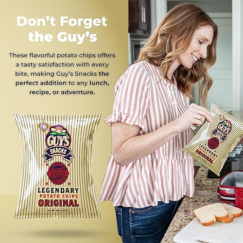 Miniatura 5 de Papas fritas clásicas de Guys  Una patata frita crujiente con sabor legendario y solo 2 ingredientes naturales (papas saladas)  Papas fritas