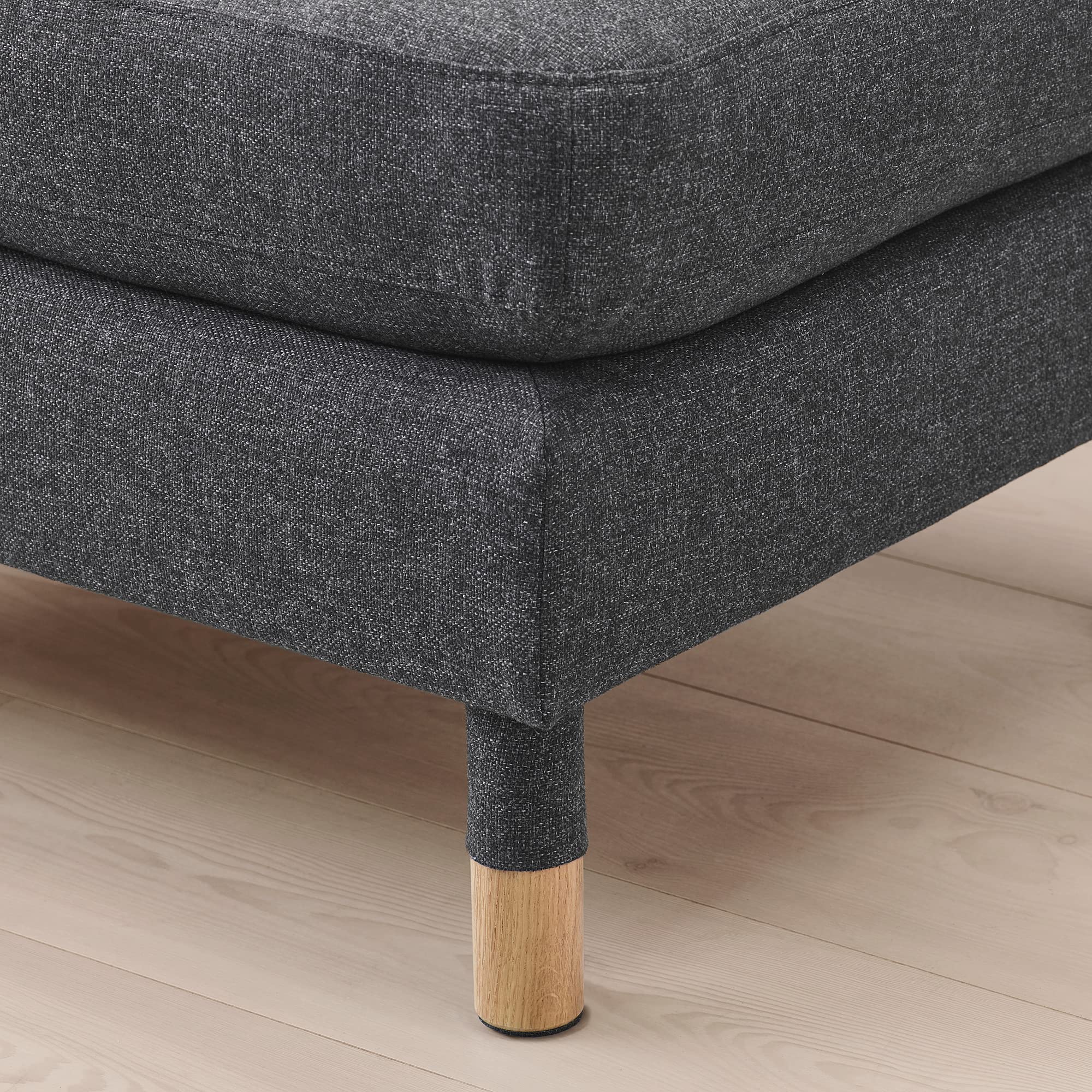 IKEA LANDSKRONA オットマン グレー LANDSKRONA footstool Grann/Bomstad grey-green/wood - IKEA