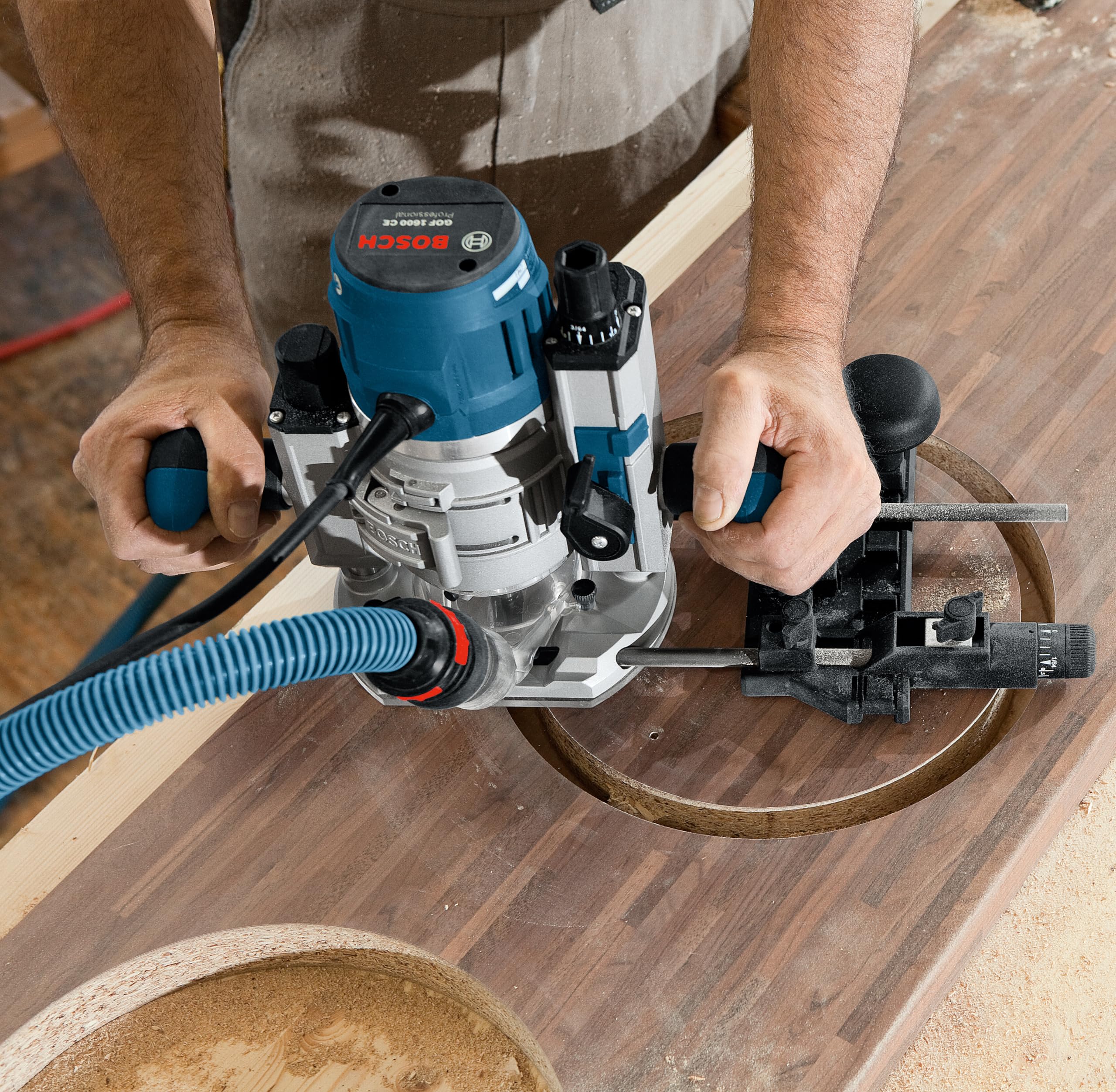 Bosch Professional 30tlg. Fräser Set mit Cuttermesser (für Holz, Ø  