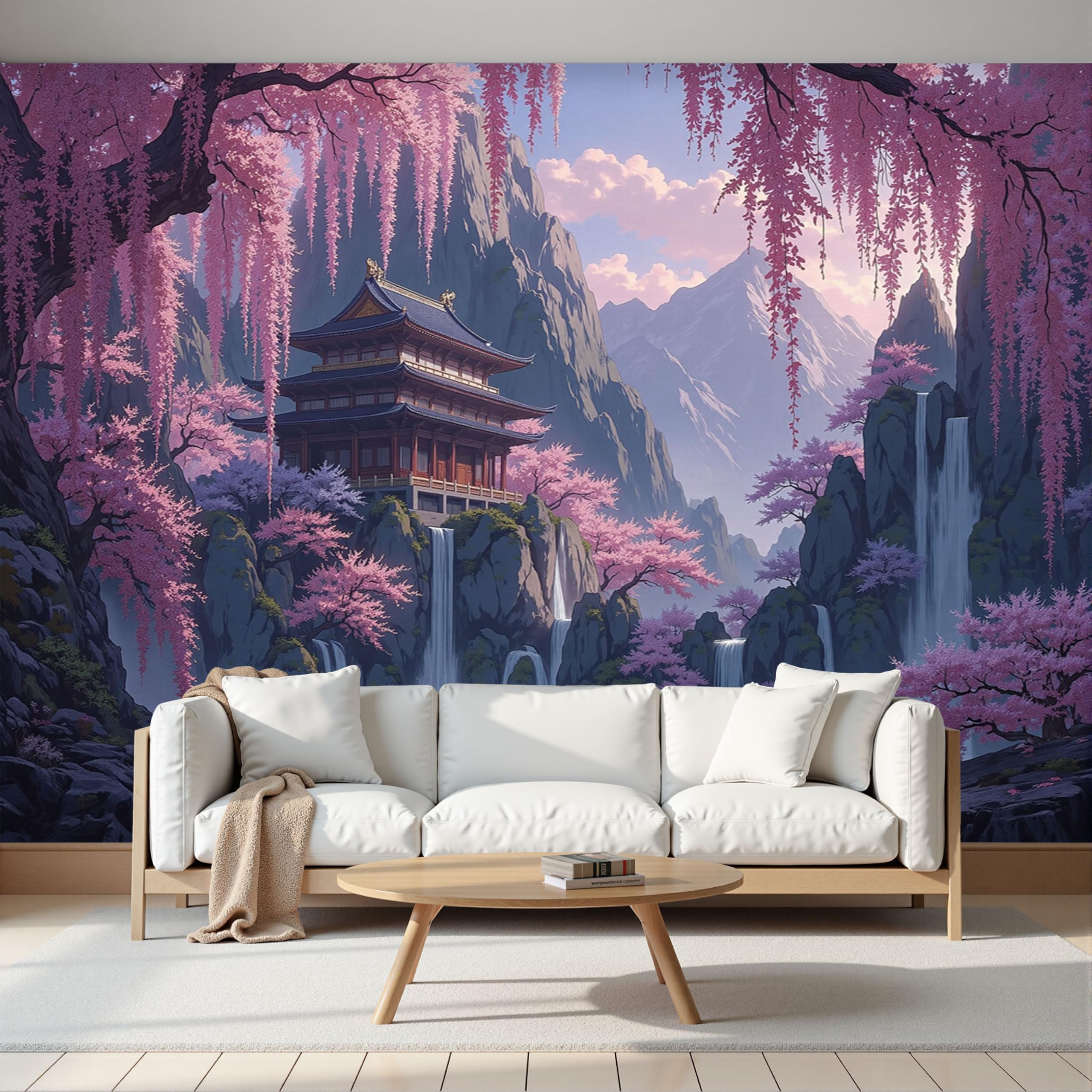 Papier Peint Soie Panoramique Haute Définition Décoration Murale de Luxe 400x280cm