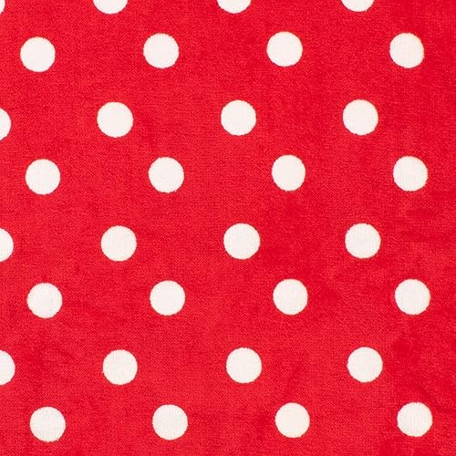 Miniatura 5 de Disney Toalla de Minnie Mouse para niñas, poncho con capucha para baño, natación o playa, color rojo, talla única