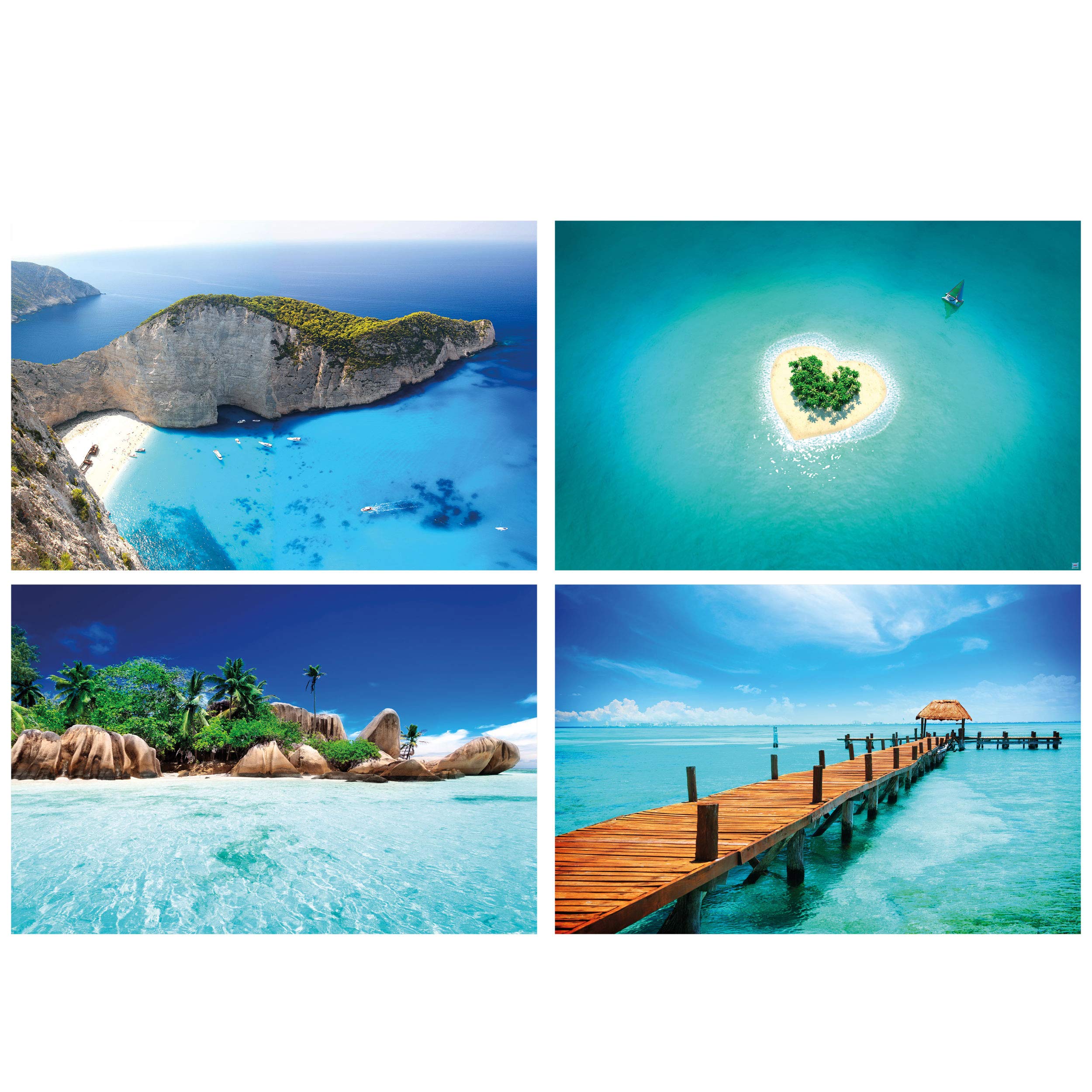 Great Art Set Of Xxl Poster Motifs Island Dreams Desertcart