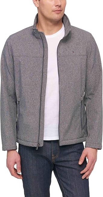 tommy hilfiger soft shell classic zip jacket
