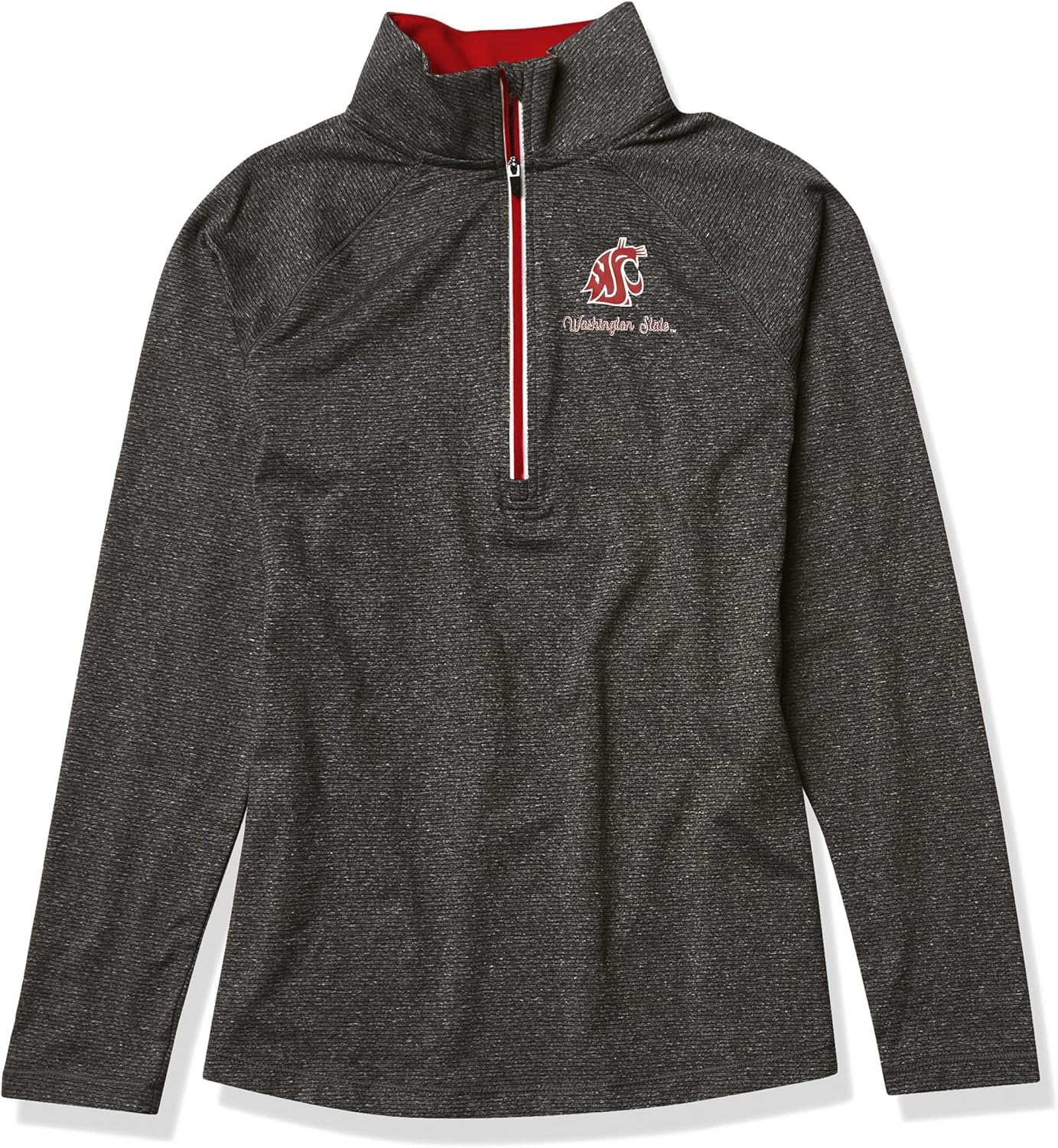 Top of the World Women's Poly Half Zip Raglan Sleeve Pullover : Sports & Outdoors