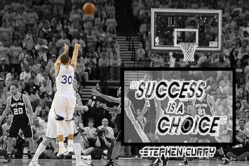 Stephen Curry Poster Quote Cool Golden State Warriors Steph Curry Quotes Posters Basketball Sports Decor Coaching Wall Art Growth Mindset Teacher Educational Teaching Learning Mindsets Quotes P060