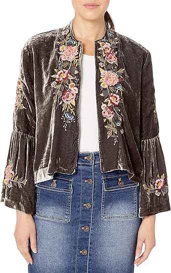 velvet bolero jacket