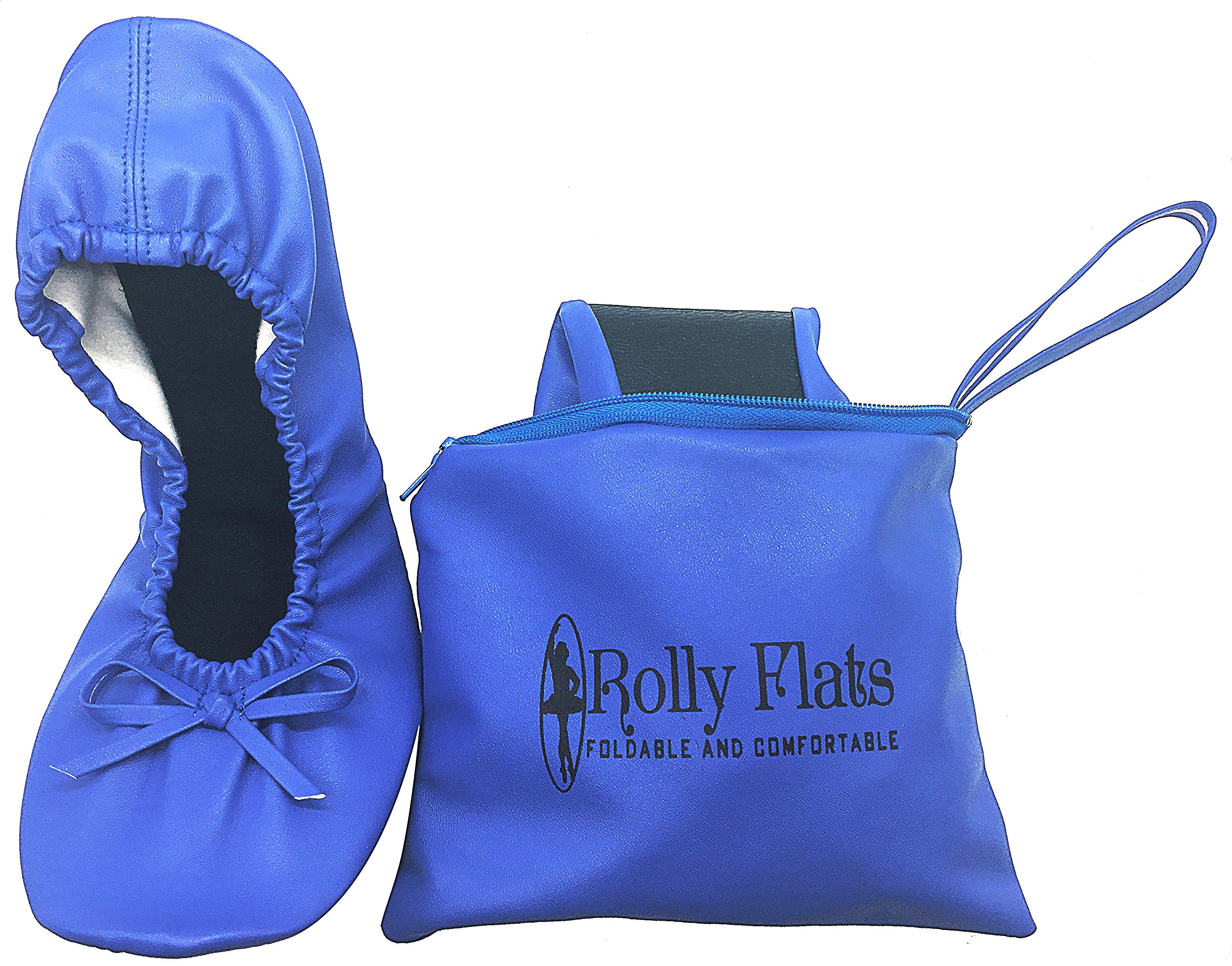 Women's Foldable Flats – Portable Ballet Slippers Shoes for Travel, Wedding – Fits in Purse