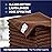 MW Pro Microfiber Cleaning Cloth | Brown | 12 Pack | 16 x 16 | Coffee, Barista, Espresso Towels - Clean, Dust, Polish, Scrub, Absorbent