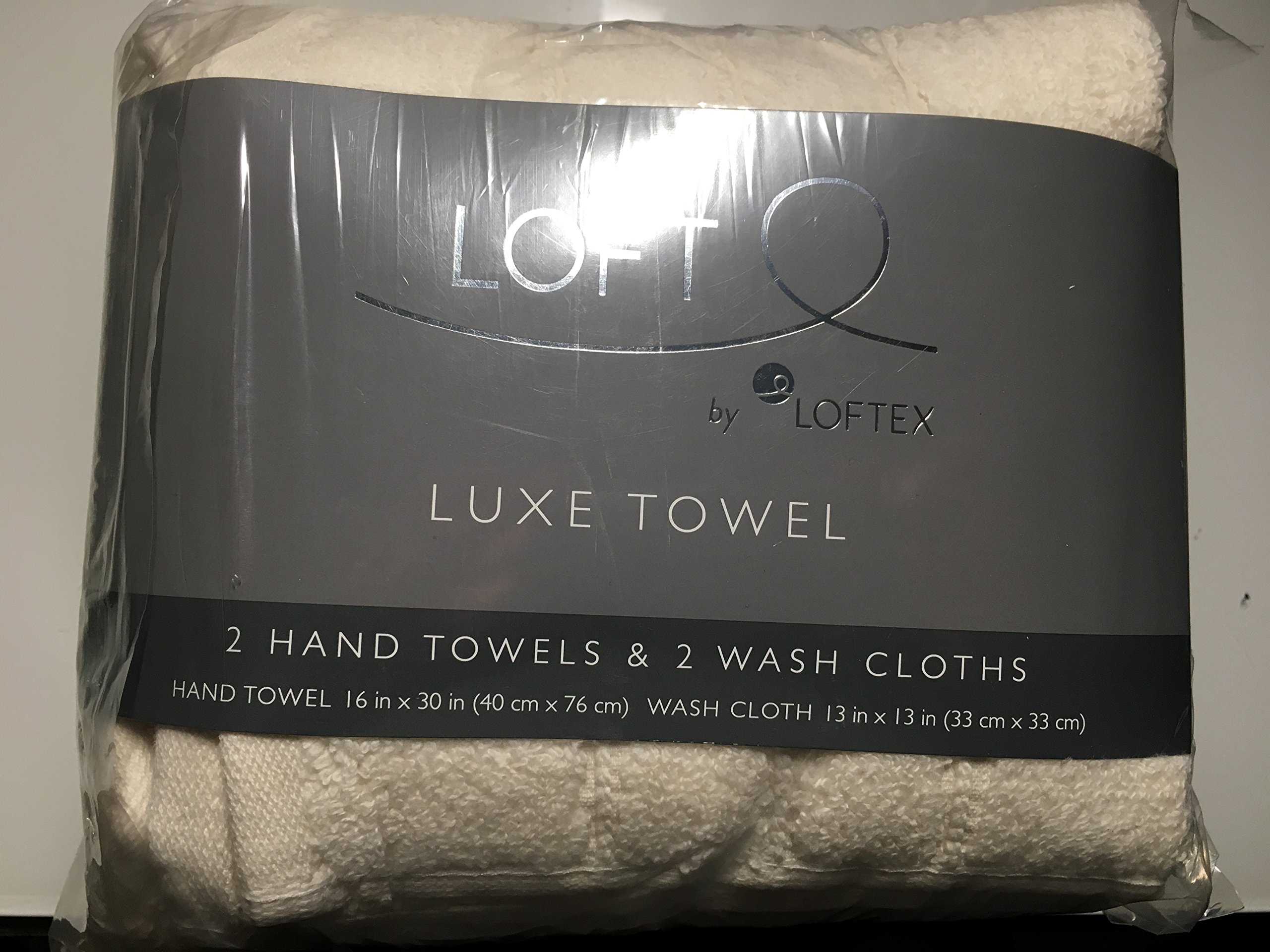 LOFT312 Loft by Loftex Luxe Hand Towels & Wash Cloths (Ivory)