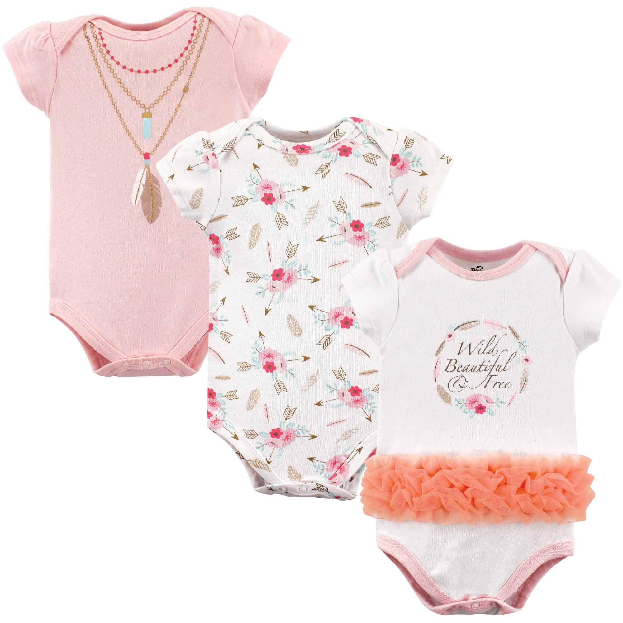 Little Treasure Unisex Baby Cotton Bodysuits