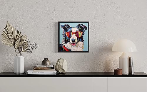 Miniatura 7 de Border Collie - Póster de acuarela para perro, impresión artística de Border Collie, regalos y decoración para amantes de los perros, impresión de